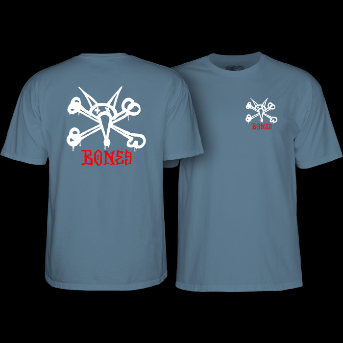 powell peralta Powell Peralta Rat Bones T-Shirt Indigo Blue