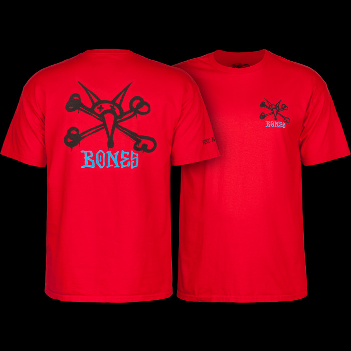powell peralta Powell Peralta Rat Bones YOUTH T-shirt - Red