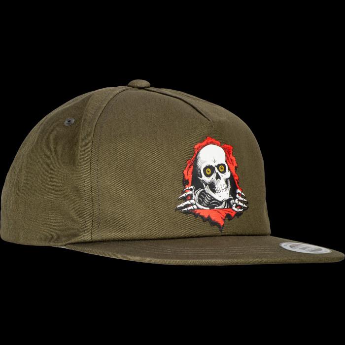 powell peralta Powell Peralta Ripper "2" Snap Back Cap - Military Green