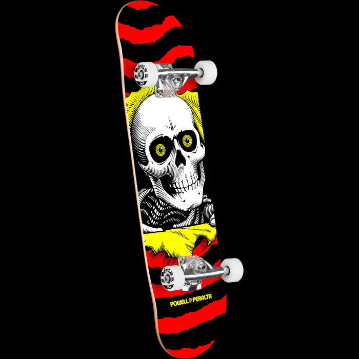 powell peralta Powell Peralta Ripper Birch Complete Skateboard Red/Yellow - 7.75 X 31.08