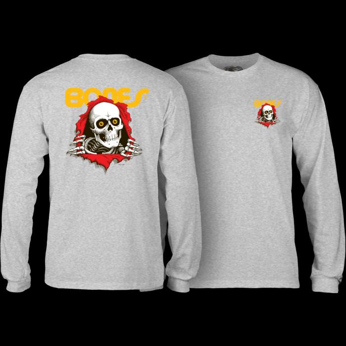 powell peralta Powell Peralta Ripper L/S T-shirt - Athletic Heather Gray