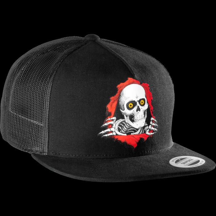 powell peralta Powell Peralta Ripper Mesh Snap Back Cap - Black