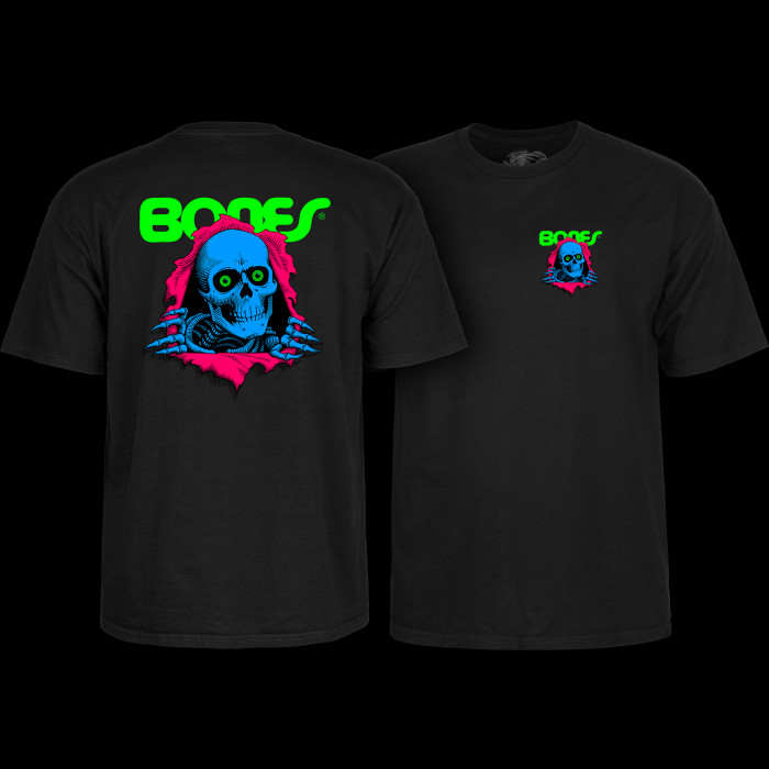powell peralta Powell Peralta Ripper T-Shirt Blacklight Black