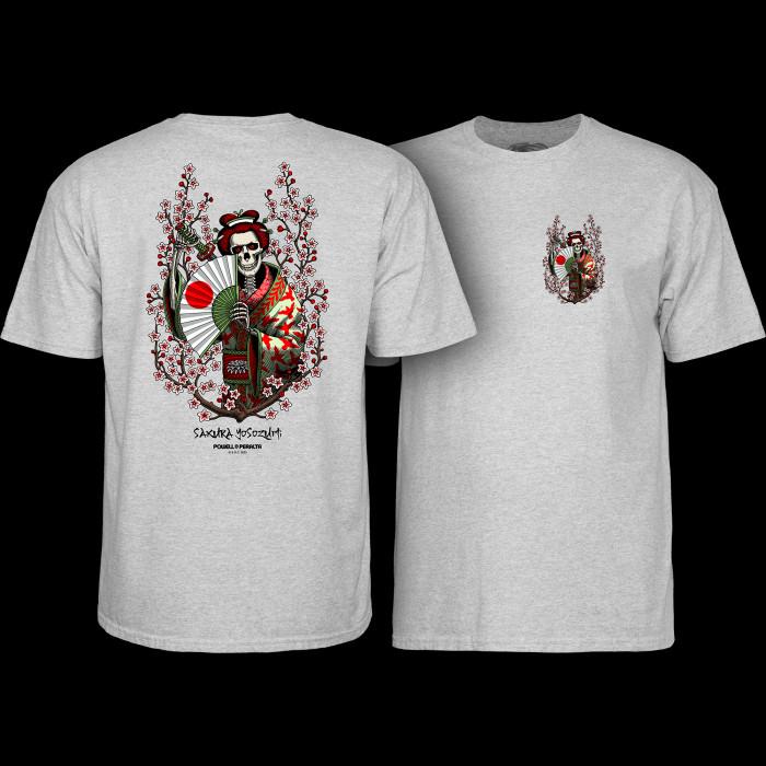 powell peralta Powell Peralta Sakura Yosozumi Samurai T-shirt Athletic Heather