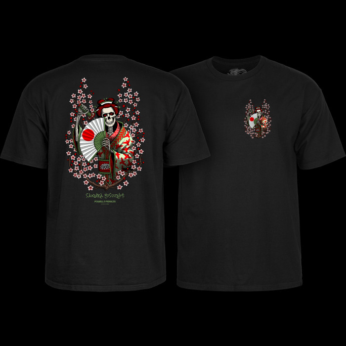 powell peralta Powell Peralta Sakura Yosozumi Samurai T-Shirt Black
