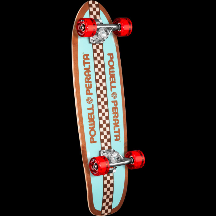 powell peralta Powell Peralta Sidewalk Surfer Retro Checker Birch Cruiser Complete Skateboard - 8.37 x 28.20