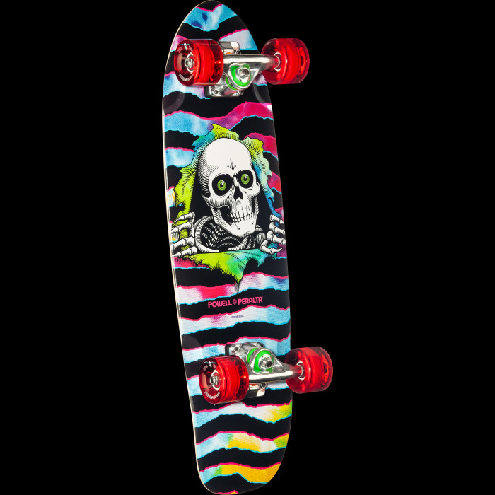 powell peralta Powell Peralta Sidewalk Surfer Tie Dye Ripper Birch Cruiser Complete Skateboard - 7.75 x 27.20