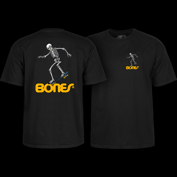 powell peralta Powell Peralta Sk8board Skeleton '3' T-Shirt Black