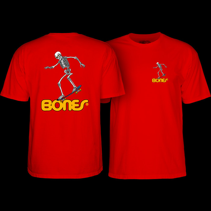 powell peralta Powell Peralta Sk8board Skeleton '3' T-Shirt Red
