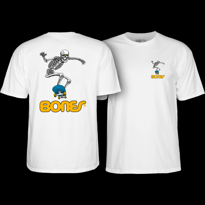 powell peralta Powell Peralta Skateboard Skeleton 2 T-Shirt White
