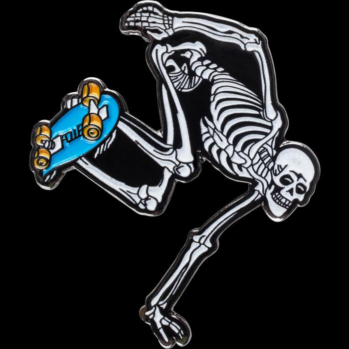 powell peralta Powell Peralta Skateboarding Skeleton Lapel Pin 3 Glow in the Dark Skeleton