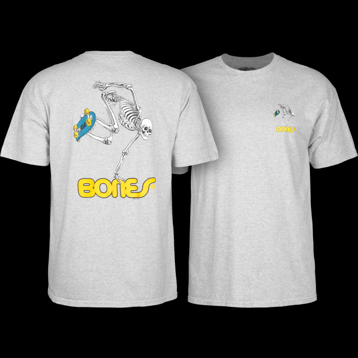 powell peralta Powell Peralta Skateboarding Skeleton T-shirt - Athletic Heather Gray