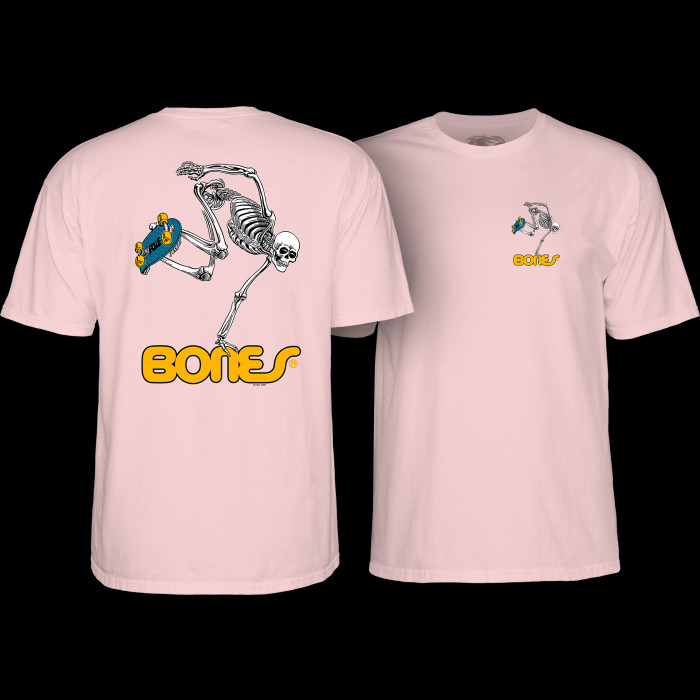 powell peralta Powell Peralta Skateboarding Skeleton T-shirt Light Pink