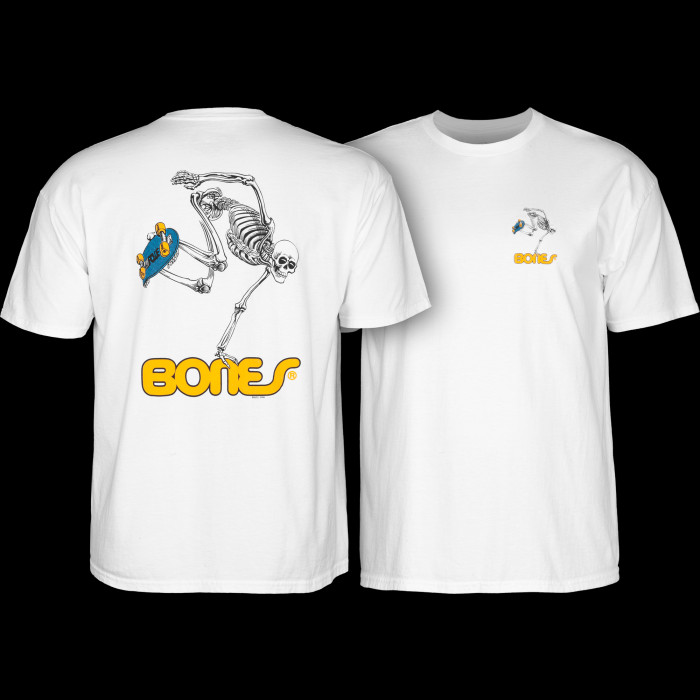 powell peralta Powell Peralta Skateboarding Skeleton T-shirt - White