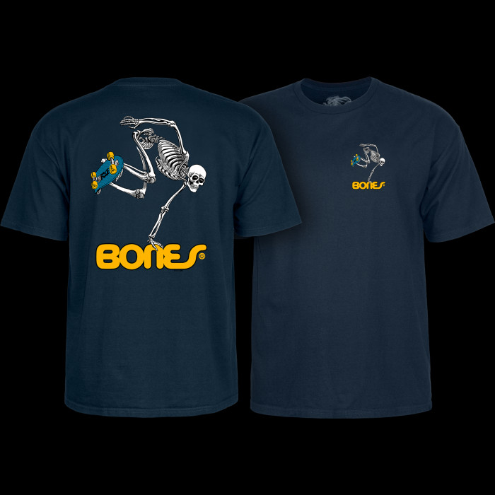 powell peralta Powell Peralta Skateboarding Skeleton YOUTH T-shirt - Navy