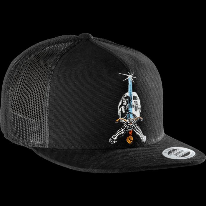 powell peralta Powell Peralta Skull And Sword Trucker Cap - Black