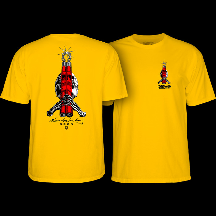 powell peralta Powell Peralta Skull & Nunchucks Bruce Lee Collab T-shirt - Daisy