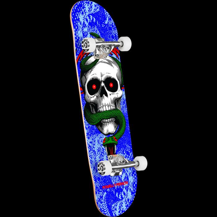 powell peralta Powell Peralta Skull & Snake Birch Complete Skateboard Blue - 8.25 X 31.95