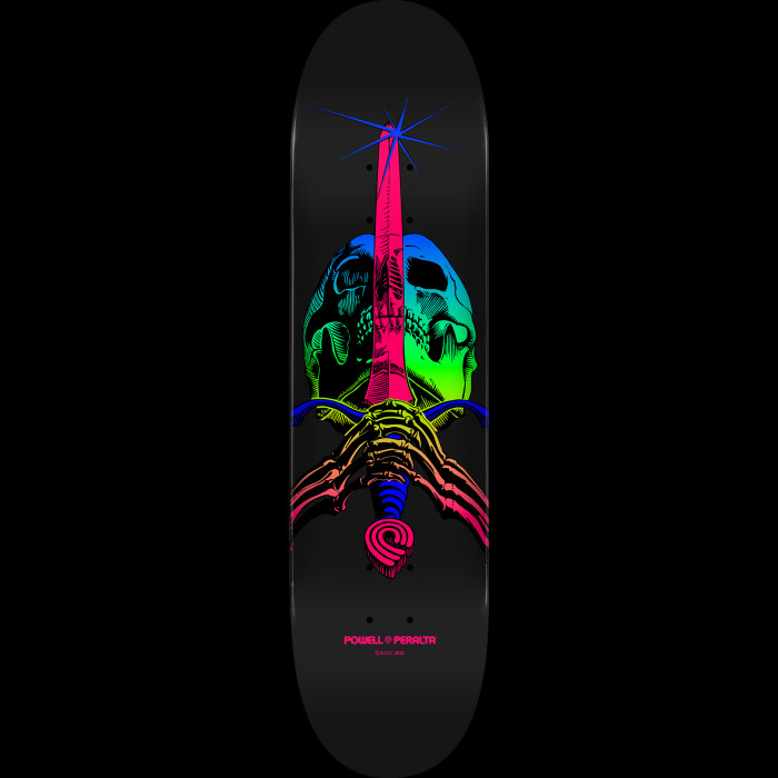 powell peralta Powell Peralta Skull & Sword Skateboard Deck Green Fade - Shape 243 - 8.25 x 31.95