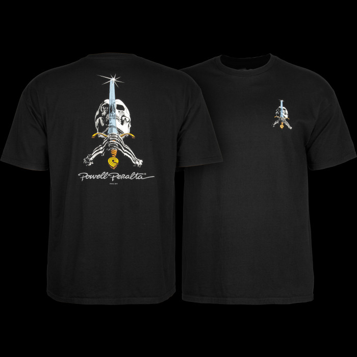 powell peralta Powell Peralta Skull & Sword T-shirt - Black