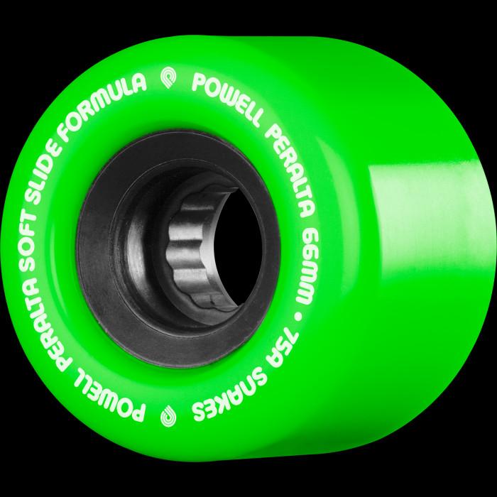 powell peralta Powell Peralta Snakes Skateboard Wheels 66mm 75a 4pk Green