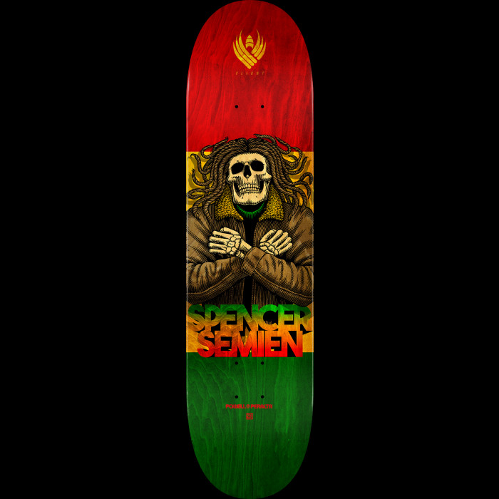 powell peralta Powell Peralta Spencer Semien Dreads FLIGHT Skateboard Deck - 8.25 x 31.95 - Shape 243 K26