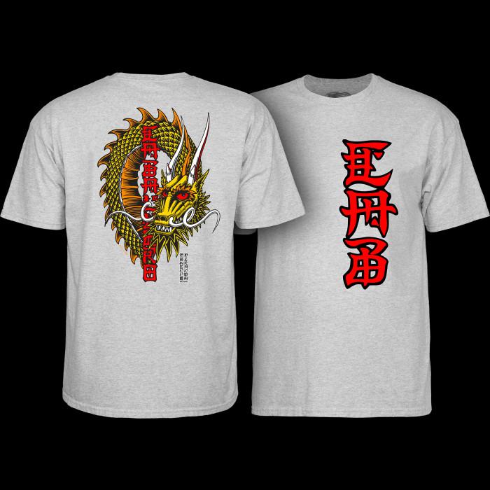 powell peralta Powell Peralta Steve Caballero Ban This Dragon T-Shirt Athletic Heather