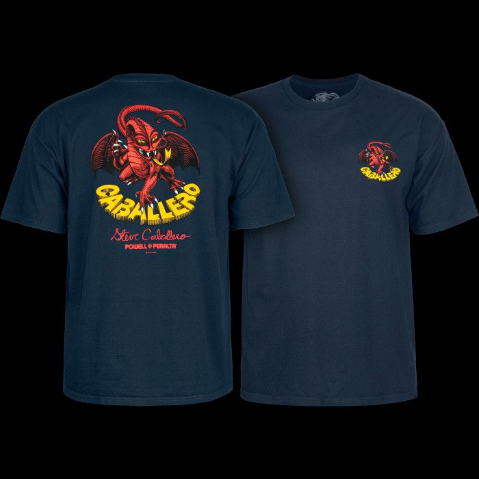 powell peralta Powell Peralta Steve Caballero Dragon II T-shirt - Navy
