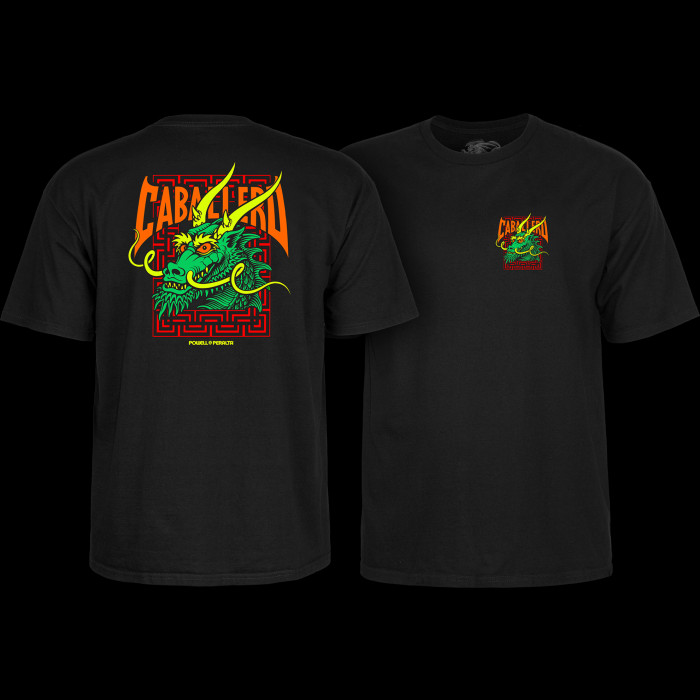 powell peralta Powell Peralta Steve Caballero Street Dragon T-shirt - Black