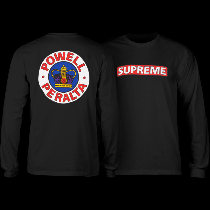 powell peralta Powell Peralta Supreme L/S T-shirt - Black