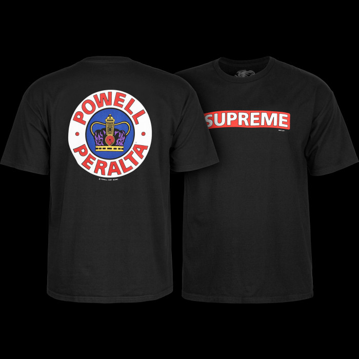 powell peralta Powell Peralta Supreme T-shirt - Black