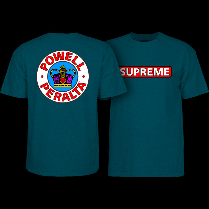 powell peralta Powell Peralta Supreme T-Shirt Midnight Teal