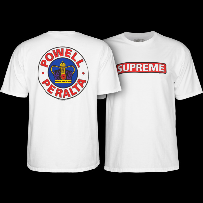powell peralta Powell Peralta Supreme T-shirt - White