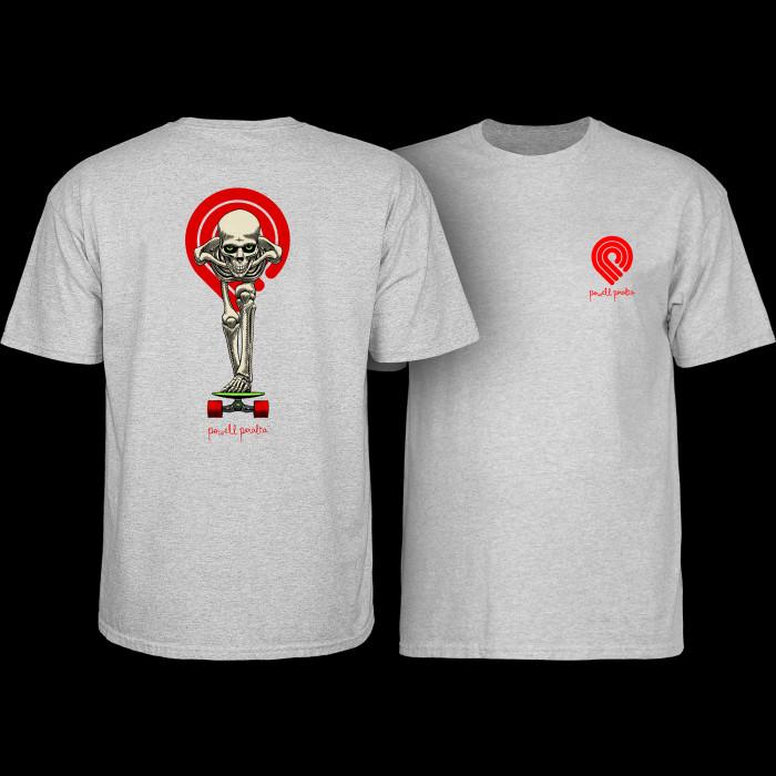 powell peralta Powell Peralta Tucking Skeleton T-shirt Athletic Heather