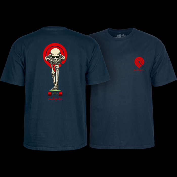 powell peralta Powell Peralta Tucking Skeleton T-shirt Navy