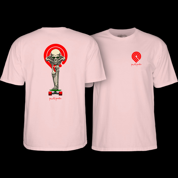 powell peralta Powell Peralta Tucking Skeleton T-shirt Pink