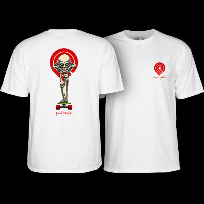 powell peralta Powell Peralta Tucking Skeleton T-shirt White