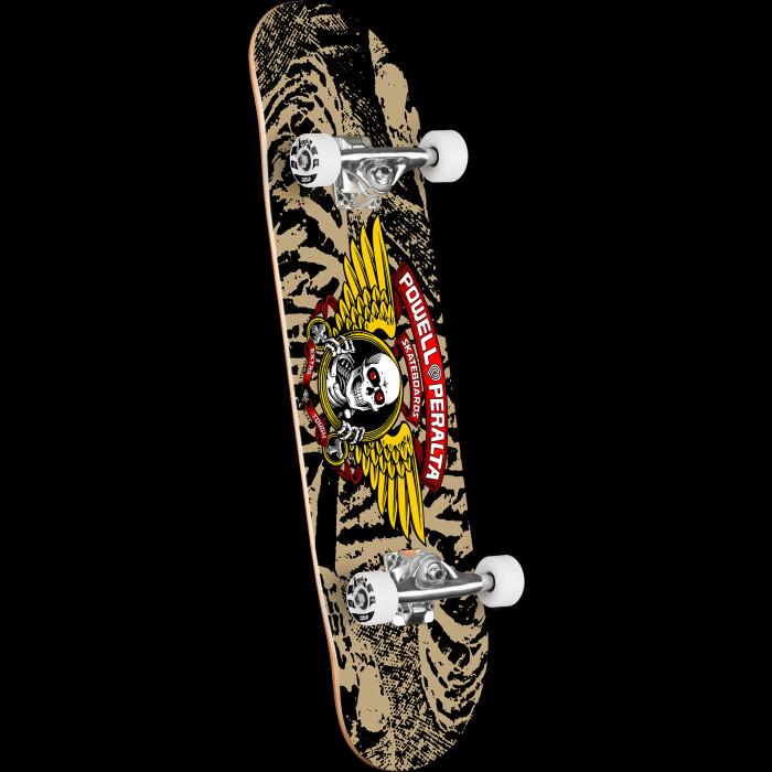 powell peralta Powell Peralta Winged Ripper Birch Complete Skateboard Khaki/Black - 8 X 31.45