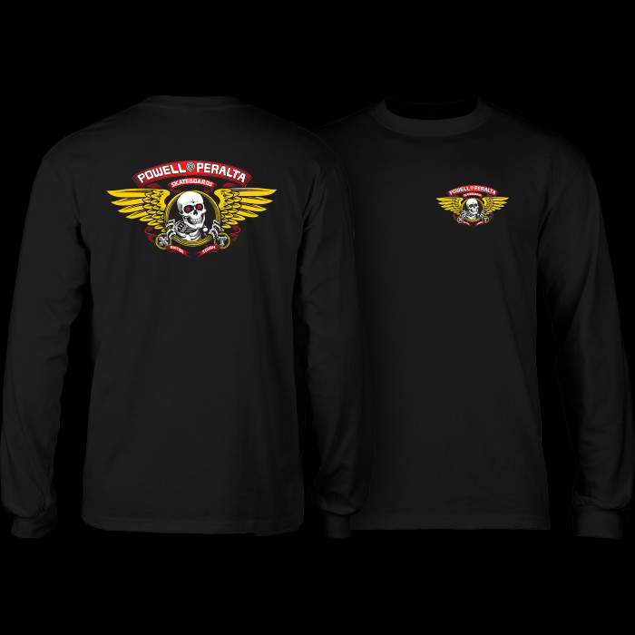 powell peralta Powell Peralta Winged Ripper L/S T-shirt - Black