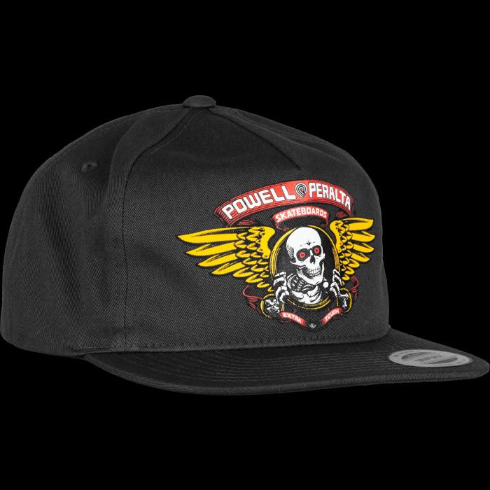 powell peralta Powell Peralta Winged Ripper Snap Back Cap Black