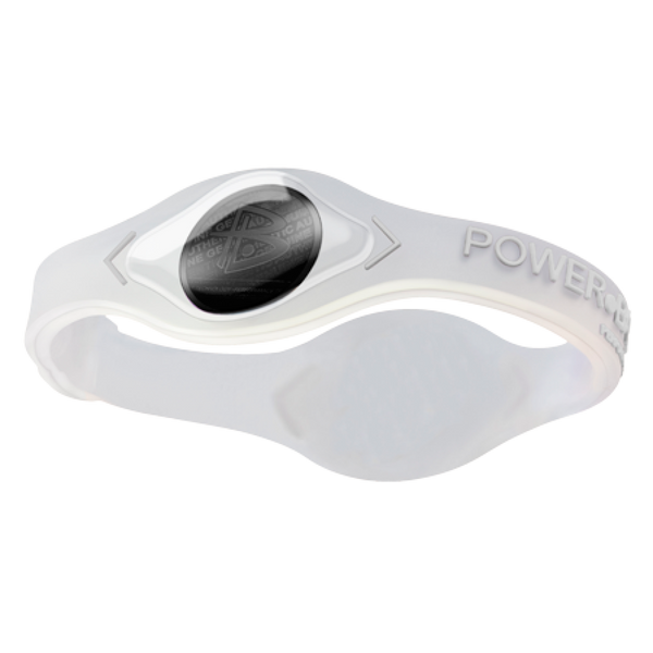 power balance Black Clear with Clear Lettering & Black Hologram