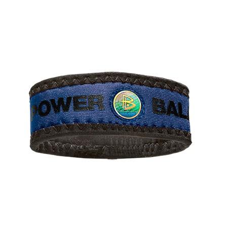 power balance Neoprene - Navy Wristband with Black Lettering