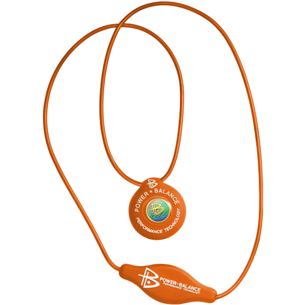 power balance Silicone Pendant Orange White