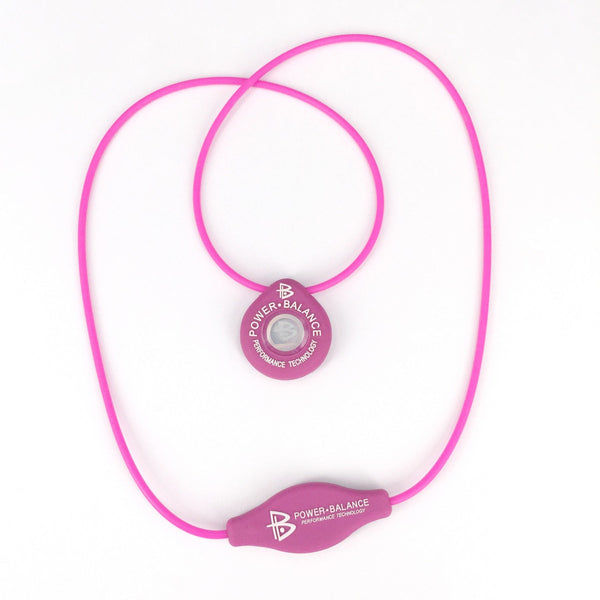 power balance Silicone Pendant Pink White
