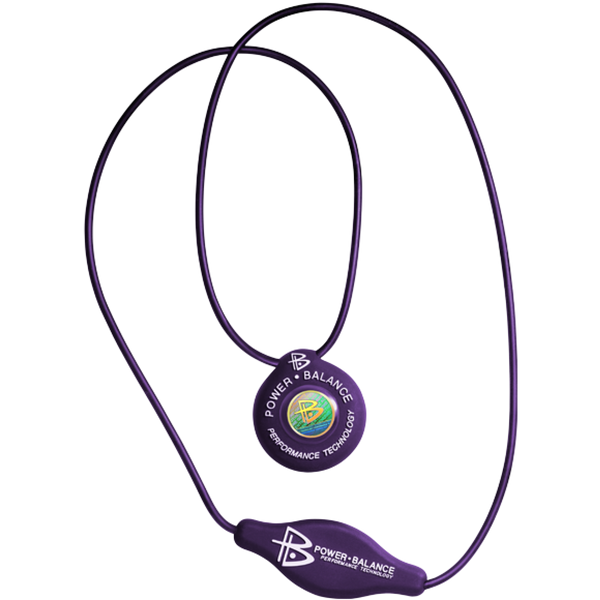 power balance Silicone Pendant Purple White