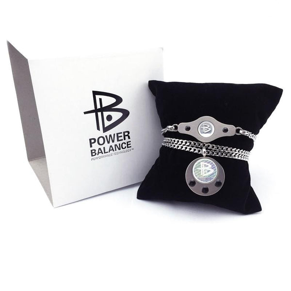 Power Balance Titanium Pendant: Matte Silver