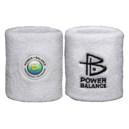 power balance Wristband - Terrycloth White