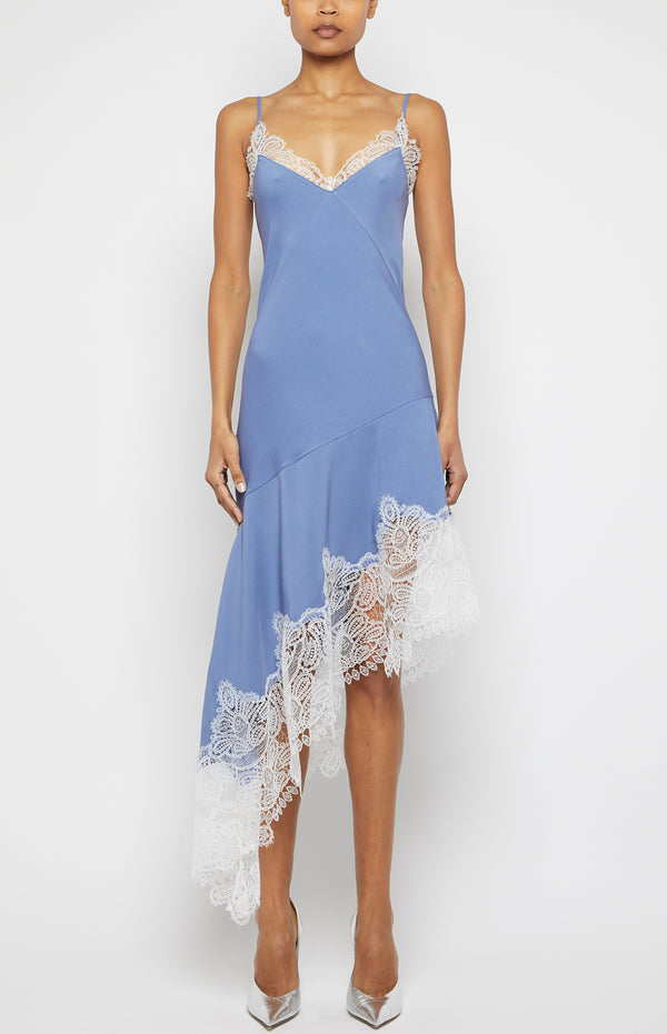 prabal gurung BIAS HEM SLIP DRESS AVIO
