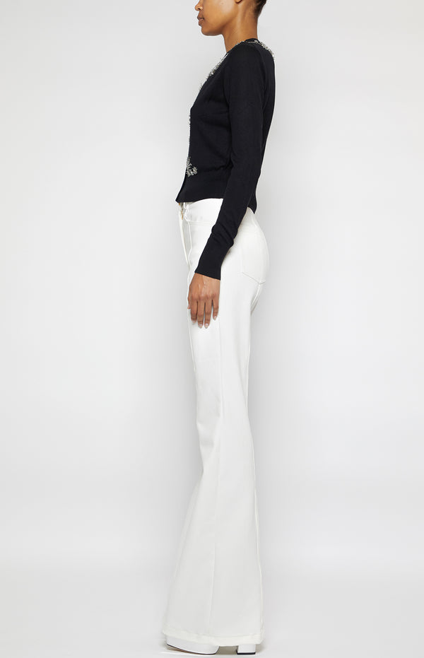 Prabal Gurung BOOTLEG JEANS WHITE