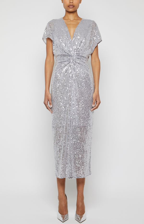 prabal gurung SEQUIN JACKIE DRESS GREY
